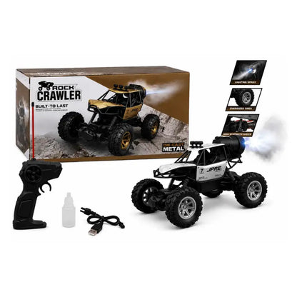 Rock Crawler RC Monster Truck | 4×4 with Lightning Spray Effect