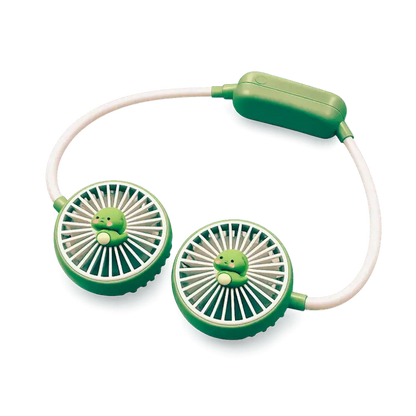 High Speed Rechargeable Neck Fan with three points