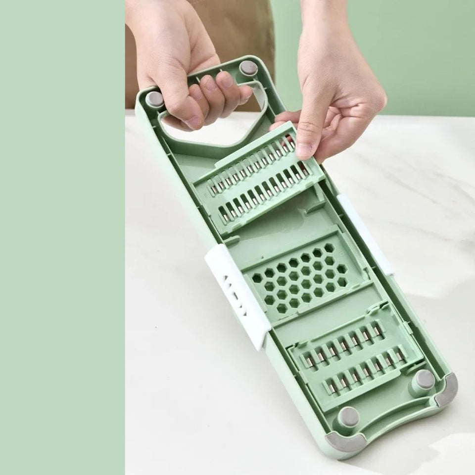 5 In 1 Stainless Steel Multifunctional Vegetable Slicer Cutter