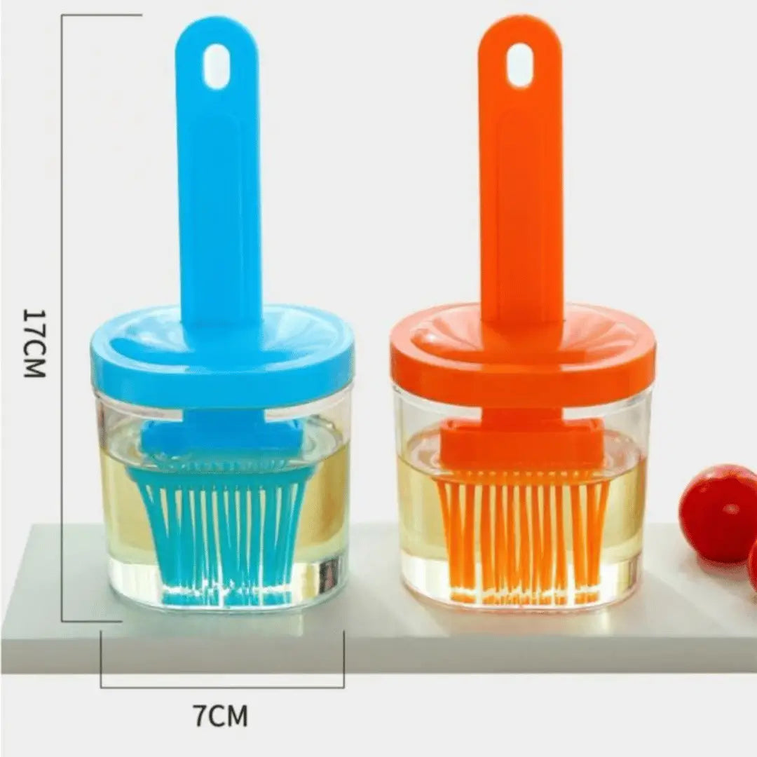Oil Bottle with Silicone Brush